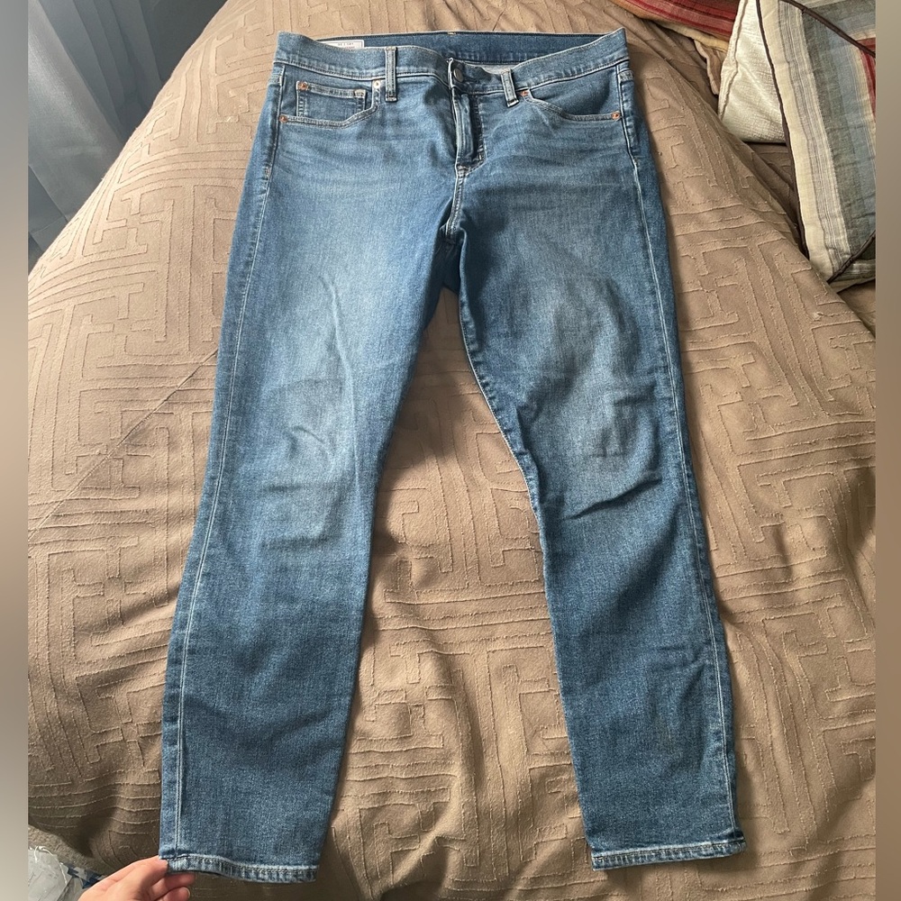 Gap Denim True Skinny Sky High Rise Blue Medium Wash 32 14S 14 Short Petite 32P